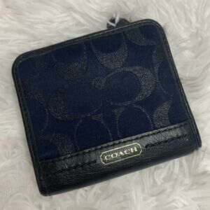Coach Blue Small Wallet